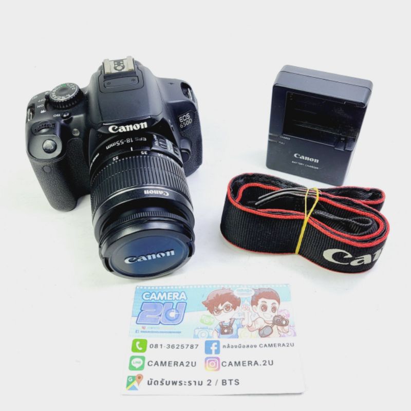 กล้อง Canon EOS 650D + 18-55