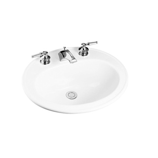 Kohler อ่างล้างหน้าฝังบนเคาน์เตอร์ **ไม่รวมก๊อกน้ำ** รุ่น เพนนิงตั้น K-2196X-1