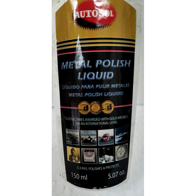 AUTOSOL METAL POLISH LIQUID 150ML (บรรจุเก่า)