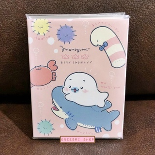 กระดาษโน้ต Memo แบบเล่ม ลาย Mamegoma at home สีชมพู ขนาด 9 x 7 x 1.8 ซม. กระดาษมี 6 ลาย รวม 120 แผ่น