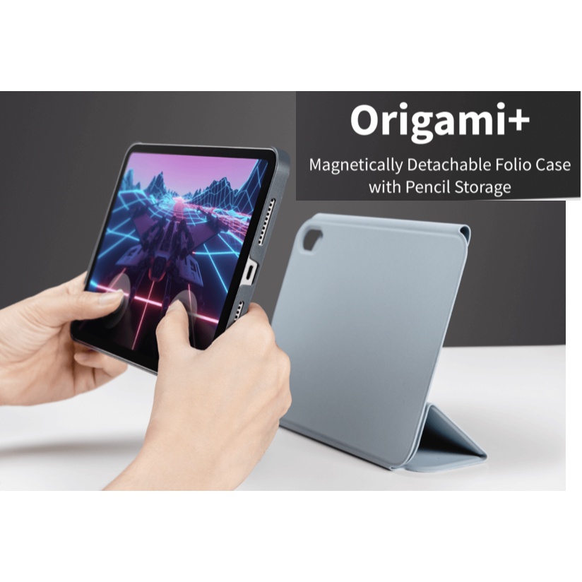 SE Ori+M7 เคสสำหรับไอแผด มินิ 7/6 - 8.3" ยี่ห้อ SwitchEasy รุ่น Origami+ ฝาหน้าถอดแยกออกจากฝาหลังได้