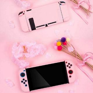 เคสกันกระแทก PC แบบแข็ง สีพื้น สําหรับ Nintendo switch NS Joy-Con