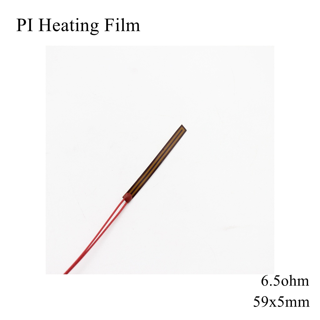 59x5mm 5V 12V 24V 110V 220V PI Heating Film Polyimide Adhesive Electric Heater Plate Panel Pad Mat F