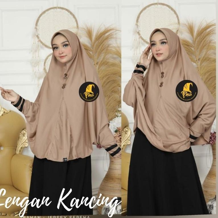 [INE0K PRODUCT] ฮิญาบแขนจัมโบ้ / ฮิญาบแขนยาว แขนกระดุม (แขนกระดุม) 9D0