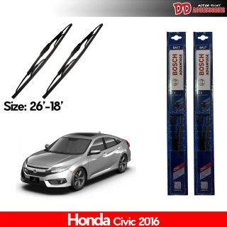 ใบปัดน้ำฝน BOSCH Honda Civic 2016 ของแท้ 100% !!!