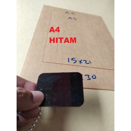 A4 BLACK LASER CUTTING ACRYLIC SHEET 2MM 3MM THICKNESS