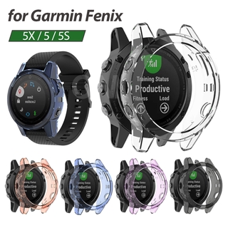 กรอบป้องกันนาฬิกา วัสดุ TPU สำหรับ Garmin Fenix 5/5S/5X/5 Plus/5S Plus/5X Plus