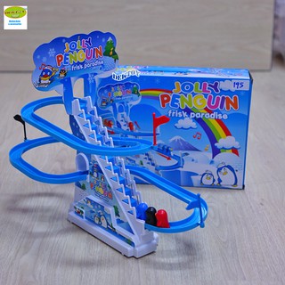 ของเล่นเด็ก เพนกวินขึ้นสไลเดอร์  Jolly Penguin