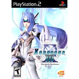 แผ่นเกม์ PS2 Xenosaga Episode III: Also Sprach Zarathustra (มี 2 แผ่น)