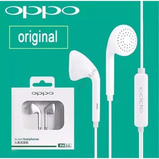 ของแท้ 100% ชุดหูฟัง OPPO 3.5 มม. พร้อมไมโครโฟน MH133 OPPO R7S R9 R11 R15 R17 F1S F3 F5 F7 A3S AX5 A5 AX7