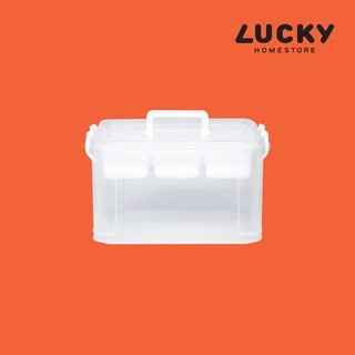 LUCKY HOME กล่องเครื่องมือมีฝาปิดและหูหิ้ว HK-09ขนาด (กว้าง x ยาว x สูง): 32 x 23.2 x18.5 cm (9 L)