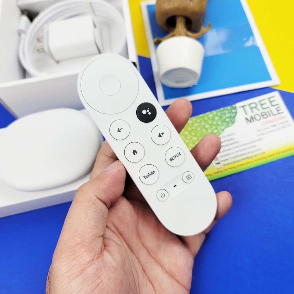 [พร้อมส่งจากไทย][จัดส่งที่รวดเร็ว] มีของพร้อมส่ง Google Chromecast 4k with Google TV โครมแคส กูเกิลท