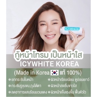 Set 3 ชิ้น 2,100 บ. เซ็ตหน้าเด้ง เครื่องนวดหน้าพลังความเย็น ICYWHITE