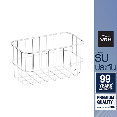 VRH ชั้นวางของ ความยาว 450 มม. แบบติดผนัง HW102-W102B ตะแกรงเอนกประสงค์ ตะแกรงวางของ