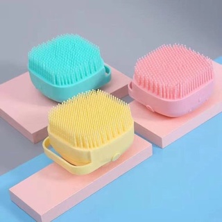 (สินค้าพร้อมส่ง‼️)แปรงซิลิโคน อาบน้ำ ขัดผิว ชนิดเติมน้ำยาได้ ใช้ได้ทั้งเด็กและผู้ใหญ่