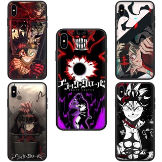 เคสโทรศัพท์มือถือ ซิลิโคนนิ่ม ลายอนิเมะ Black Clover สําหรับ iphone 11 12 13 Pro Max Mini 2FVD