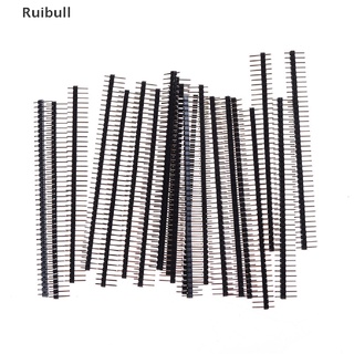 [Ruibull] 20Pcs 40Pin 2.54mm Single Row Straight Male Pin Header Connector Strip Hot Sell