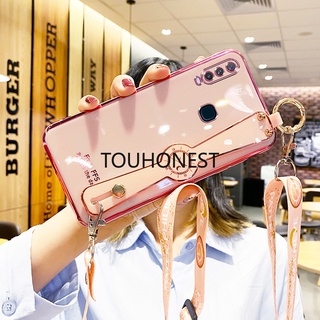 เคส Samsung Galaxy A33 เคส Samsung A53 เคส Samsung A73 เคส Samsung A02S A03S Case Samsung A82 Case Samsung M02S M23 Case Samsung M33 Case Samsung M53 Case Samsung Quantum 2 Cute TPU 6D Wrist Strap With Rope Soft Phone Cassing Cover Case โทรศัพท์มือถือ