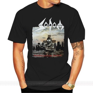 เสื้อยืดผ้าฝ้าย พิมพ์ลาย SODOM PERSECUTION MANIA GERMAN THRASH METAL KREATOR DEATHROW แฟชั่นสําหรับผู้ชาย