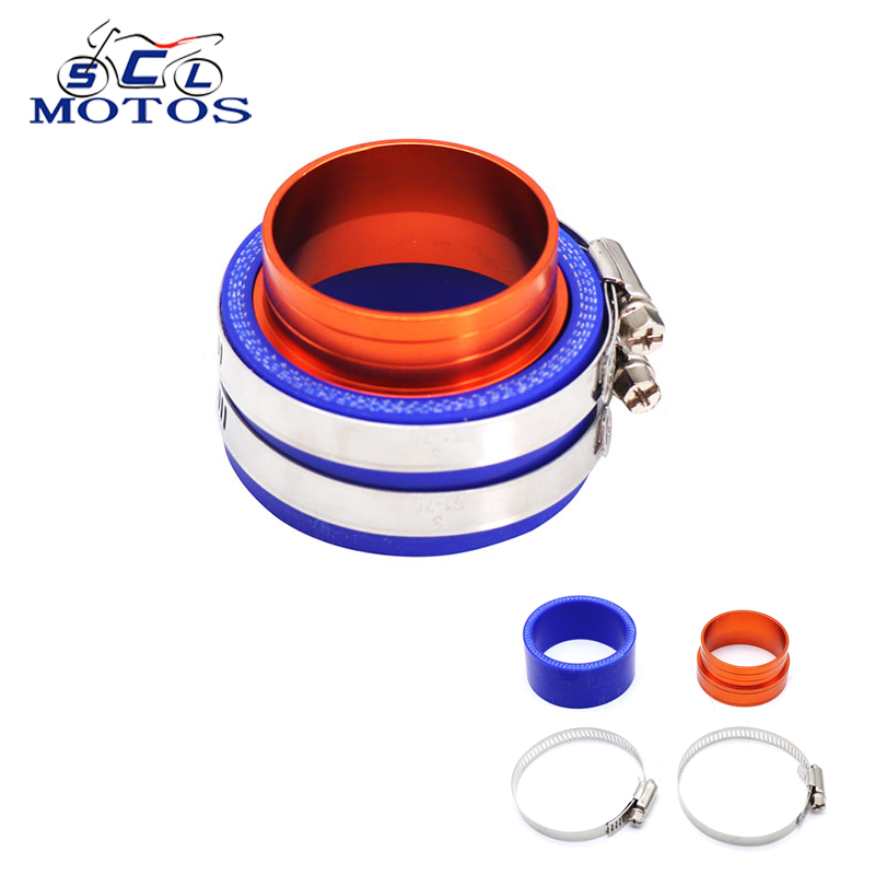 Universal รถจักรยานยนต์คาร์บูเรเตอร์ไอดี Manifold Boot FLANGE Clamps CNC อลูมิเนียมกรองอากาศ Joint Interface Adapter
