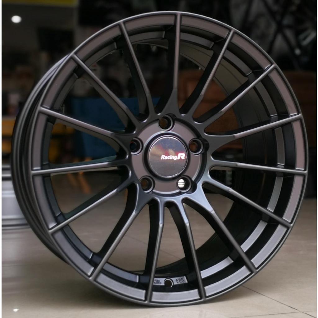 ล้อแม็ก RS05RR สเปค 5รู114 ดำด้าน กว้าง7.5 ขอบ17นิ้ว(ราคา 4วง)