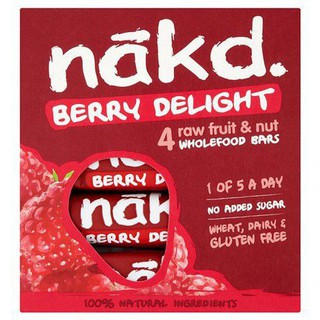 Nakd Berry Delight 140g  แน็กเบอร์รี่ดีไลท์ 140 กรัม