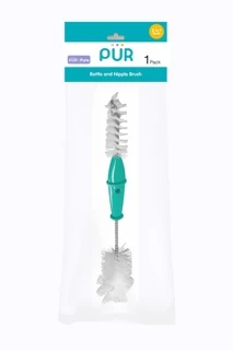 Pur แปรงล้างขวดนม และจุกนม คุ้มค่า 2in1 Bottle and Nipple Brush