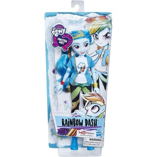 My Little Pony Equestria Girls Rainbow Dash Classic Style Doll E0670 ตุ๊กตา My Little Pony Equestria Girls Rainbow Dash สไตล์คลาสสิก E0670