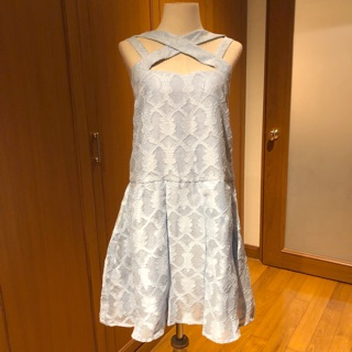 Lyn Around dress new with tag size M ผ้าดีงามมีtexture สี Sky Blue