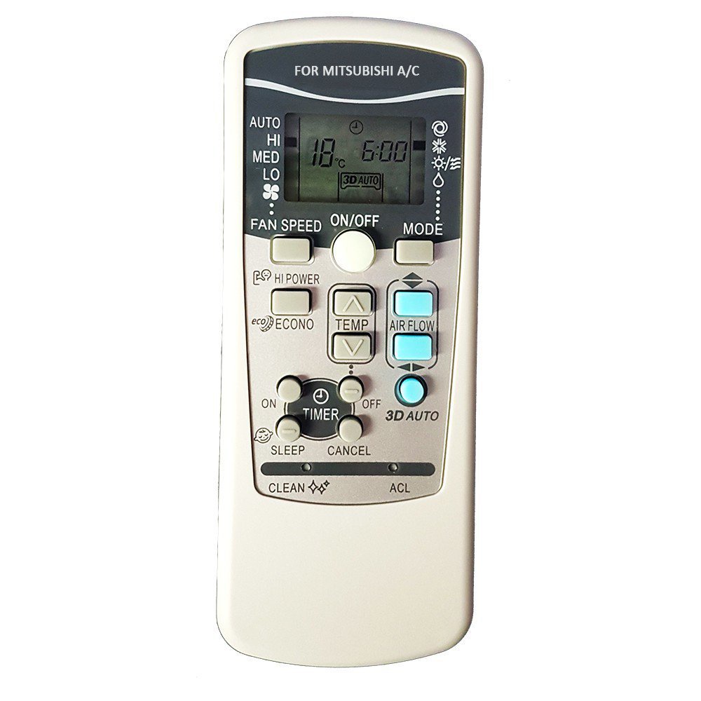Mitsubishi Aircon รีโมทคอนโทรล Heavy Industries Mitsubishi Remote RKX502A001 RKX502A001 - RKX502A001