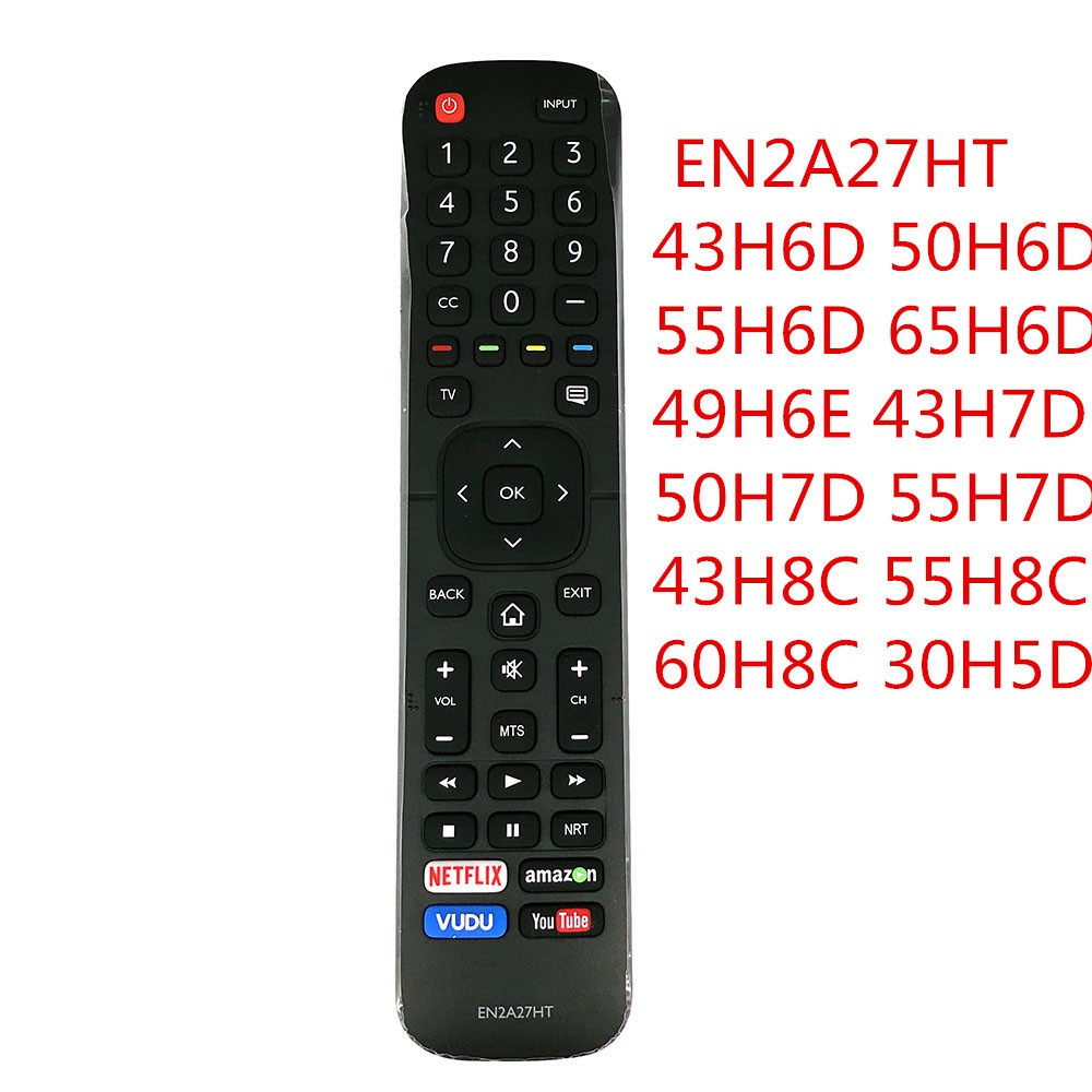 HISENSE ใหม่เปลี่ยนรีโมทคอนโทรล EN2A27HT สําหรับทีวี 43H6D 50H6D 55H6D 65H6D 49H6E 43H7D 50H7D 55H7D