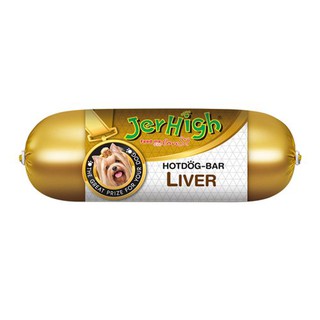 Jerhigh Hotdog Bar Liver (150 g.)เจอร์ไฮ ฮอตดอกบาร์ รสตับ (150 ก.)