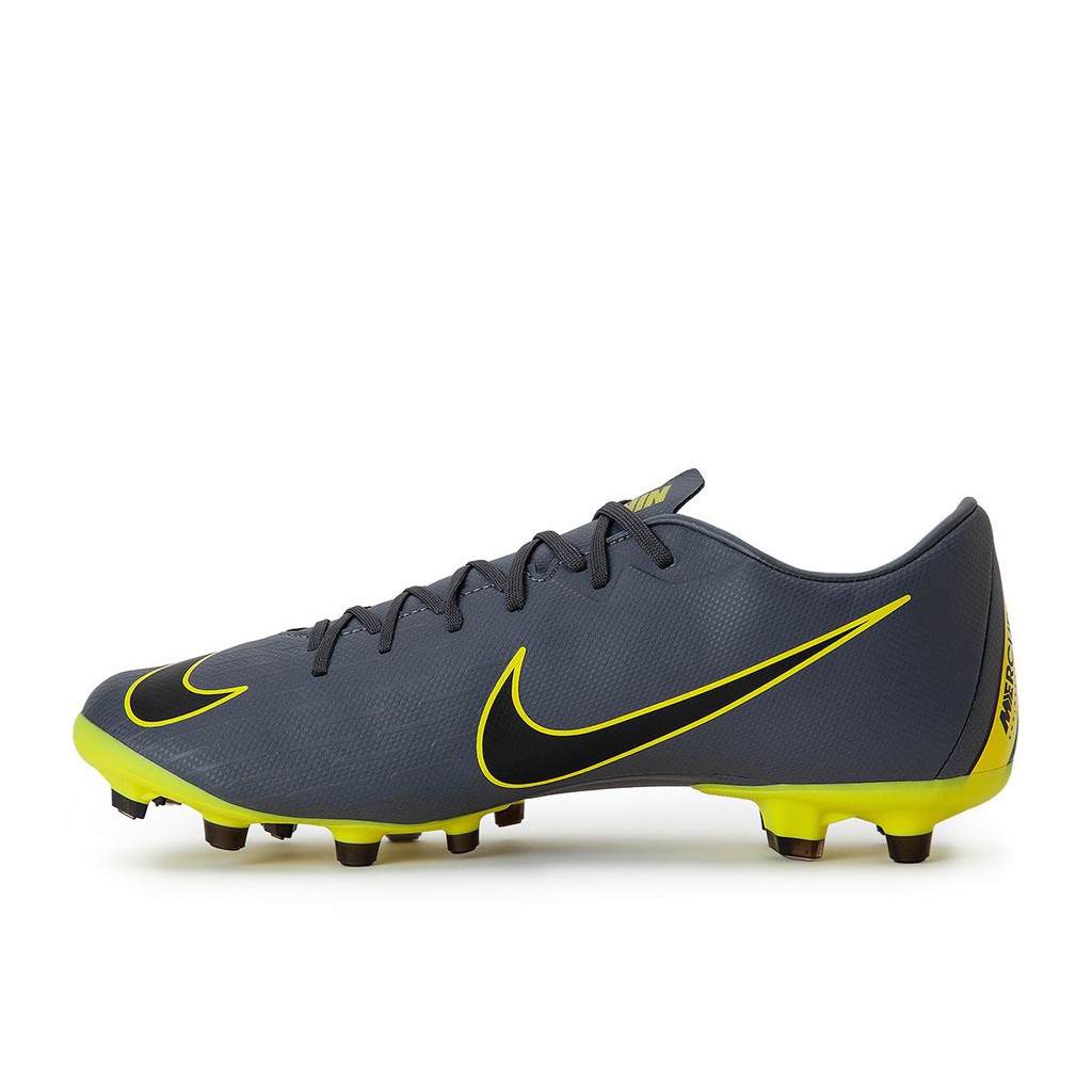 NIKE MERCURIAL VAPOR 12 ACADEMY FG/MG แท้ สี DARK GREY