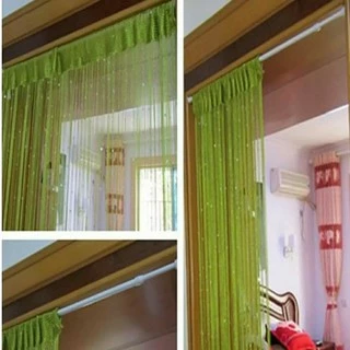 พร้อมส่ง ราวม่าน หรือรางม่าน ไม่ต้องเจาะผนัง ปรับขนาดได้ตามต้องการ