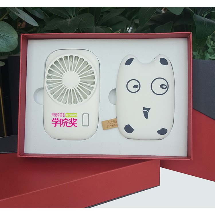 สมบัติของขวัญที่กำหนดเองLOGOกิจกรรมขององค์กรที่ระลึก Power Bank ชุดกล่องของขวัญที่กำหนดเองส่งของขวัญพนักงาน