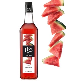 1883 WATER MELON FLAVORED SYRUP 1000 ml.  (1883 น้ำเชื่อมกลิ่นแตงโม 1000 มล.)