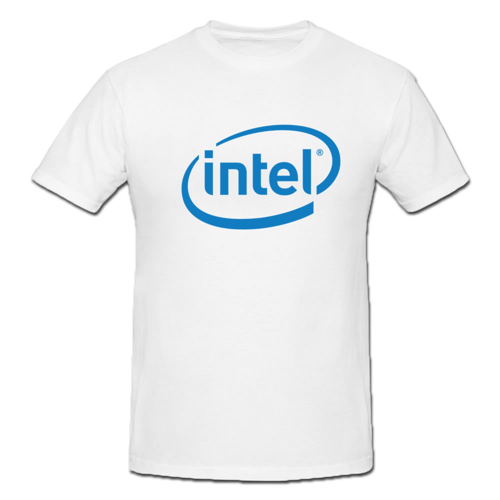 เสื้อยืด INTEL Unisex ผ้าฝ้ายคุณภาพสูง 100%