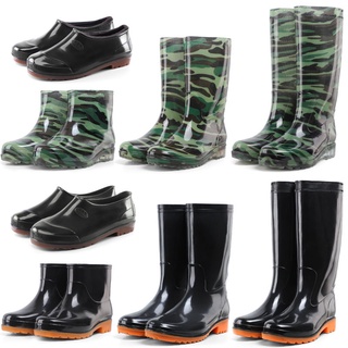 YYW210 Four Seasons Rain Boots Mens Wear-resistant Non-slip Waterproof Mens Rain Boots