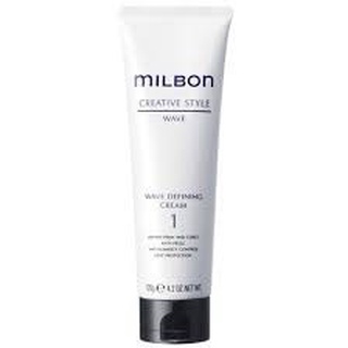 Milbon Wave Defining Cream 1 120g ครีมจับลอนให้ผมจับตัวชัดเจน ชนิดไม่เหนียวได้ลอนดูอ่อนนุ่มเป็นธรรมชาติ