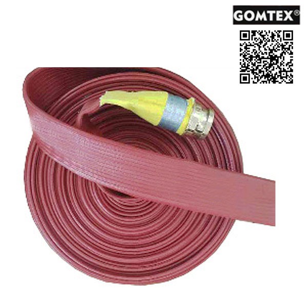 สายส่งน้ำดับเพลิงยางสังเคราะห์ 3ชั้น ยี่ห้อ GOMTEX มาตรฐาน UL