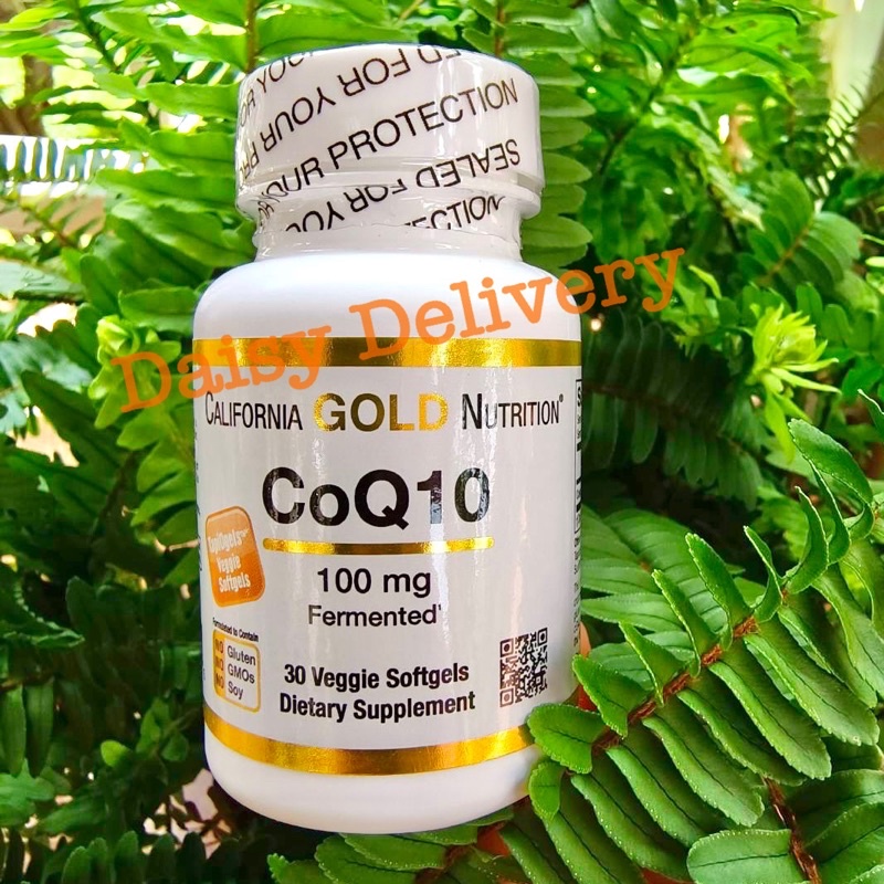 🇺🇸พร้อมส่ง🇺🇸 Coenzyme Q10 (CoQ10) แบบเม็ดเจล 100mg ขนาดบรรจุ 30 เม็ด ทานวันละ 1 เม็ด ยี่ห้อ California Gold Nutrition