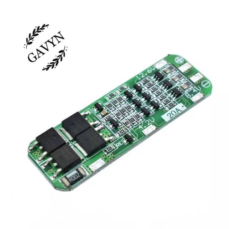 BMS 3S 20A 12.6V โมดูลป้องกันแบตเตอรี่ 18650