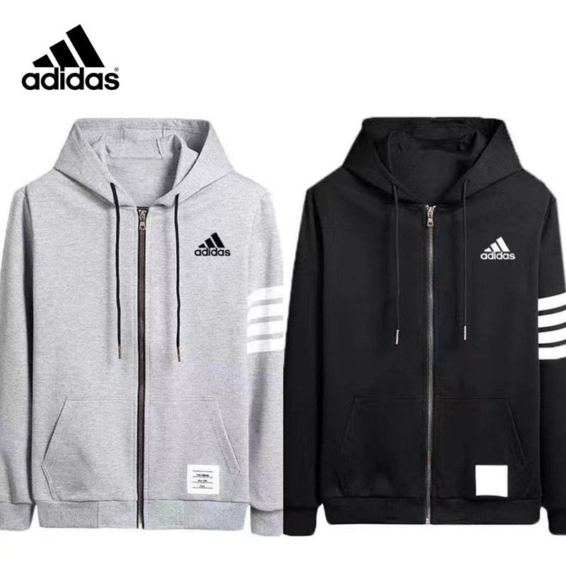 【พร้อมส่ง】 Adidasเสื้อแจ็คเก็ตแขนยาวลำลองสำหรับผู้ชายและผู้หญิง เนื้อผ้าใส่สบายระบายอากาศได้ดี