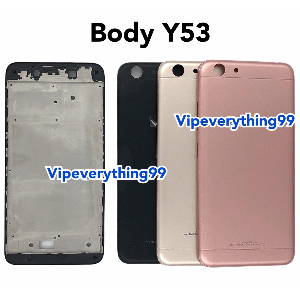 บอดี้ VIVO Y53 เคสกลาง+ฝาหลัง หน้ากาก body VIVO Y53 ชุดบอดี้พร้อมฝาหลัง VIVO Y53