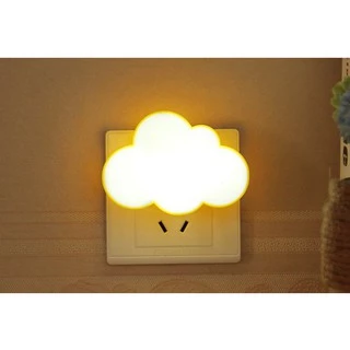 หลอดไฟ LED รูปทรงก้อนเมฆเซ็นเซอร์แสงเปิดปิดอัตโนมัติอเนกประสงค์ต่อไฟบ้าน