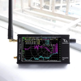 Deepvna 101 เครื่องวิเคราะห์เครือข่ายเวคเตอร์ 10K-1.5GHz HF VHF UHF SWR อัพเกรดจาก NanoVNA-F