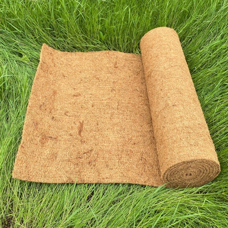 [พร้อมส่ง] ใยมะพร้าวขนาดหนา 1/2 นิ้ว 1x5, 1x10 เมตร สำหรับปลูกพืช คลุมดิน พันเสาไม้เลื้อย - รูปที่ 5