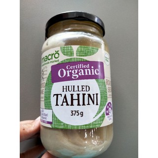 Macro Organic Hulled Tahini Spread สำหรับทาขนมปังรสงาบด 375g.