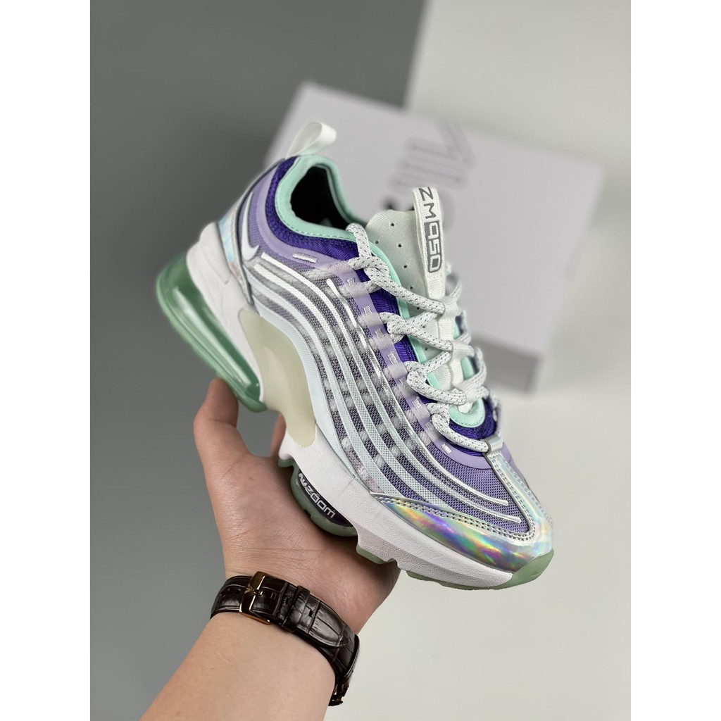 แท้จริง NIKE AIR MAX ZOOM 950 summer new product Jacquard mesh cushion cushioning sports and