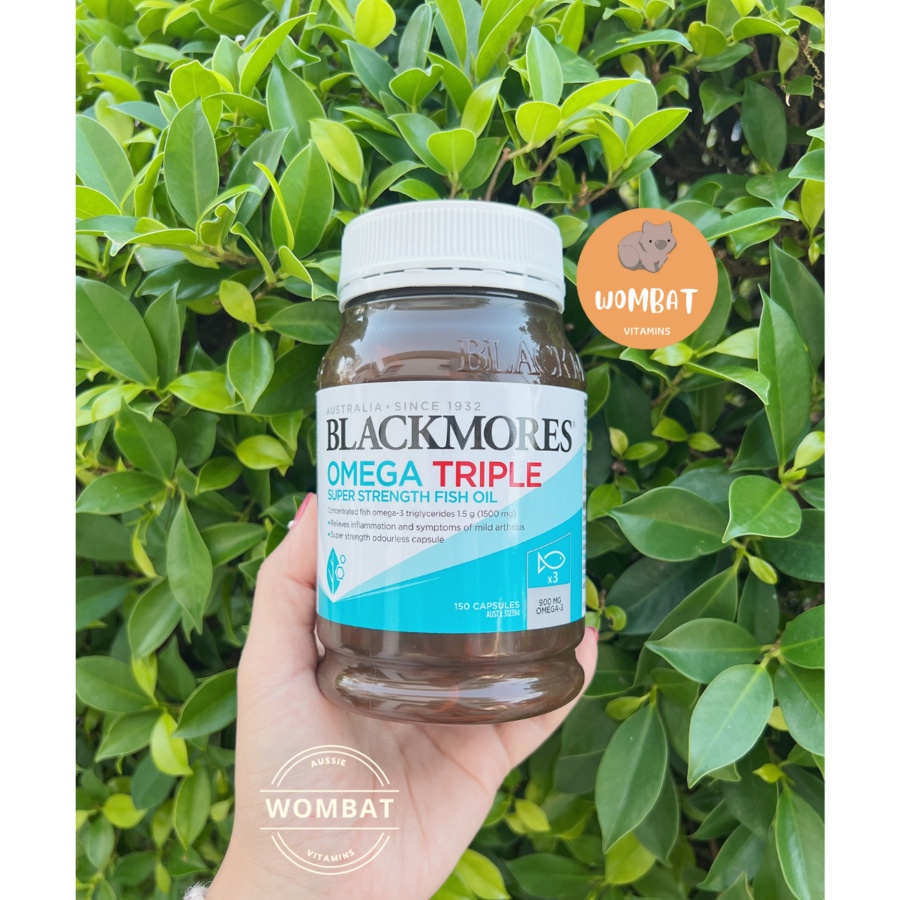 Blackmores Omega Triple Fish Oil แบล็คมอร์ น้ำมันปลาทริปเปิ้ลโอเมก้า ...